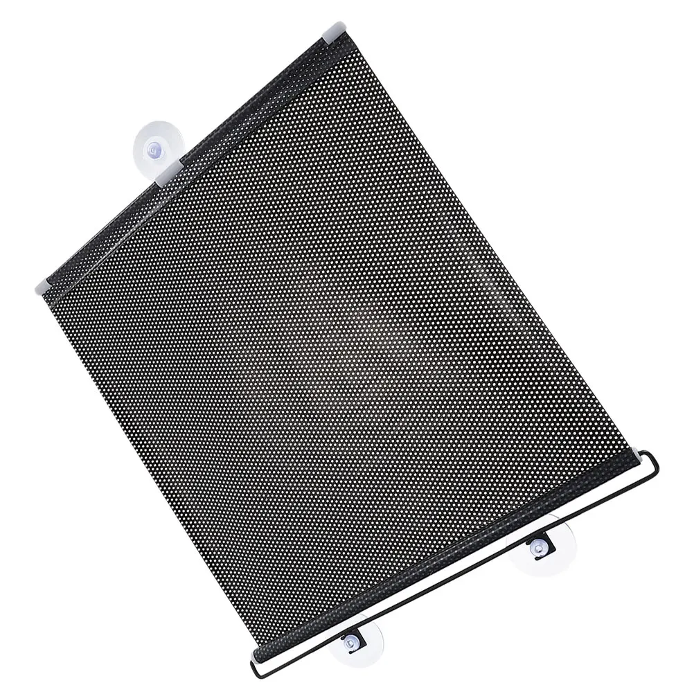 

1 set Blackout Roll-Up Window Shade Wear-Resistant Pvc Suction Cup Curtain For Indoor Balcony Kitchen Sunshade Retractable