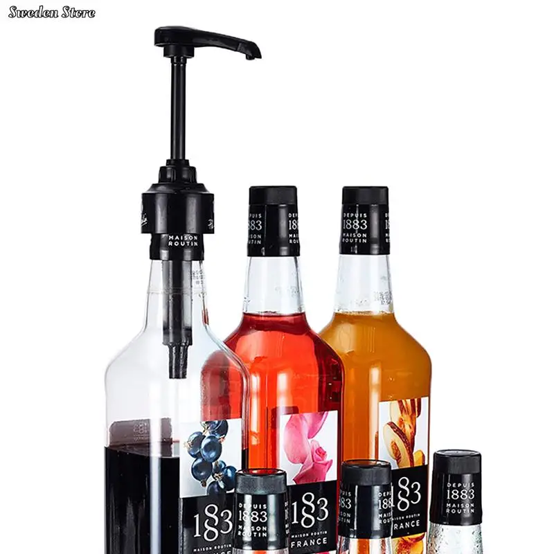 1pc 10ml distributore di caffè sciroppo pompa distributore di liquido nero per sciroppo