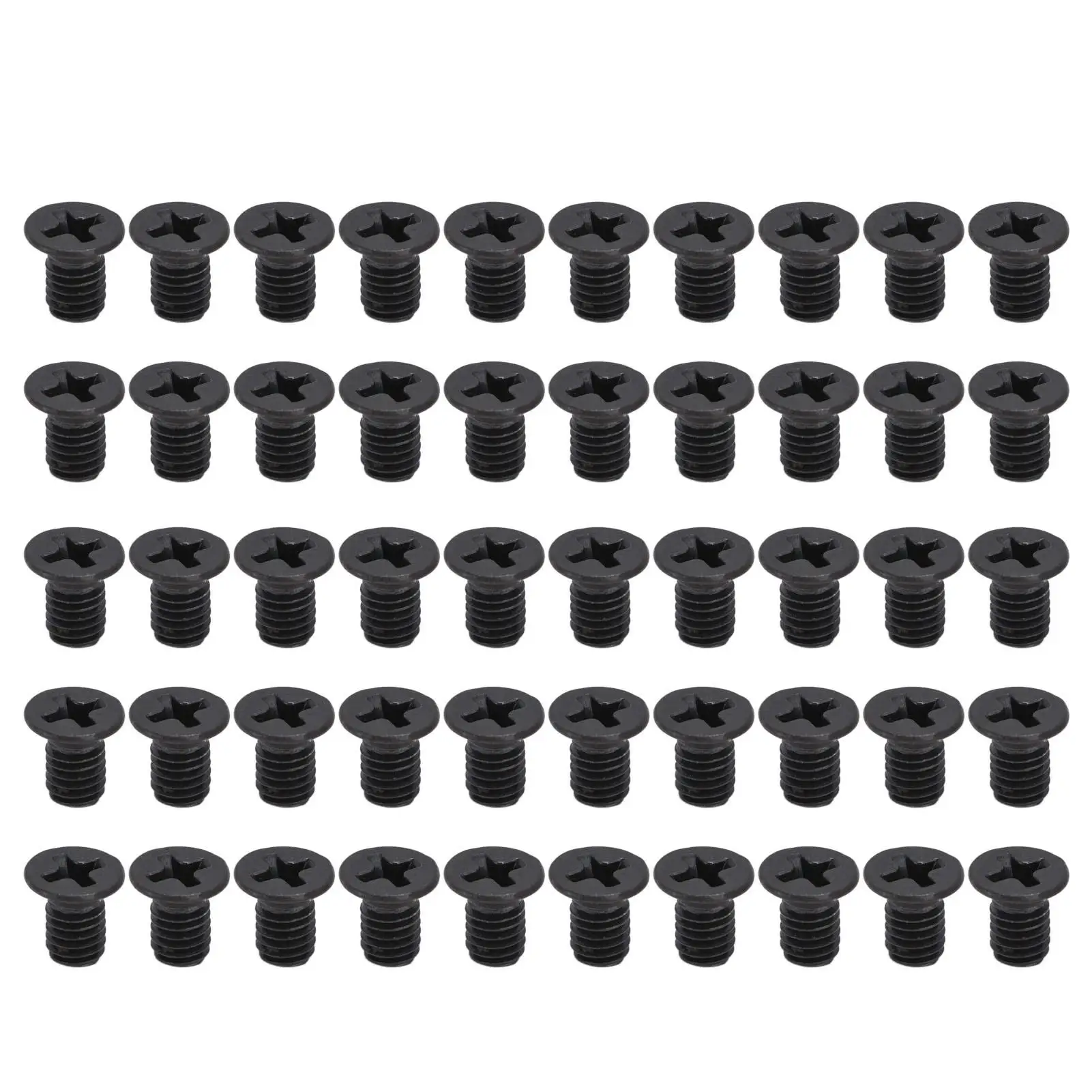 50개 M3 스테인리스 스틸 카운터싱크 헤드 나사 세트 아연 도금 패스너 (기계용, 다양한 길이: 4, 5, 6, 8, 10, 12, 16, 20)