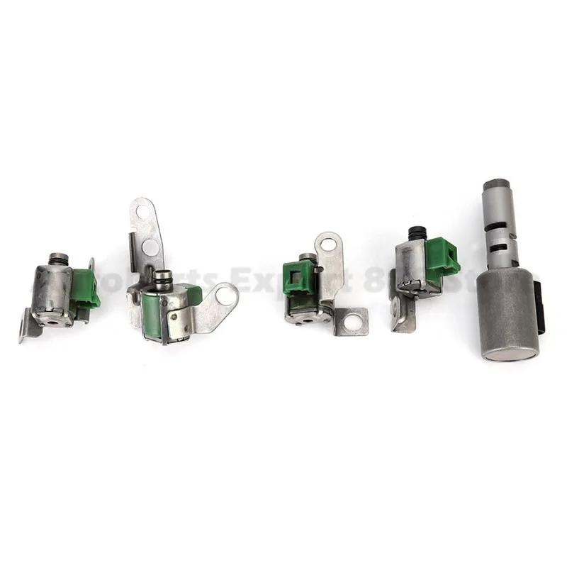 AW80-40LE U440E U441E Transmission Solenoid 5 Piece Set Compatible For Ford Fiesta Chevrolet