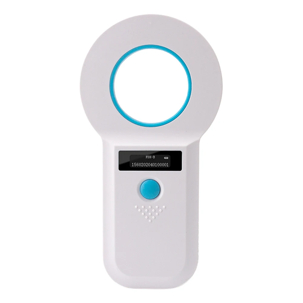 Handheld Tier RFID EMID Reader Wiederaufladbare EMID FDX-B (ISO11784/85) Pet Chip ID Scanner Pet Tag Scanner für Katze Hund Haustier Tier