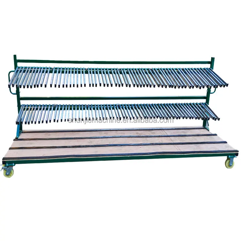 

Adjust Cantilever Sash Cart 60 Slots Hollow Insulating Glass Harp Rack Door And Window Frame Dolly For Industrial