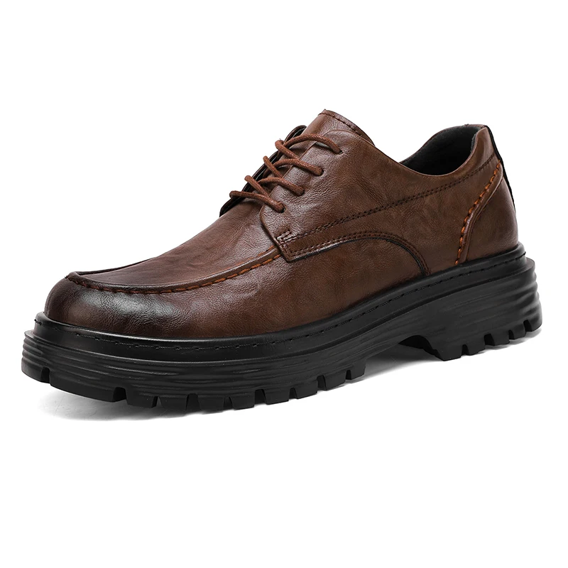 

Men's Leather Shoes, Men's Thick-Soled Business Casual Shoes, Men's Shoes