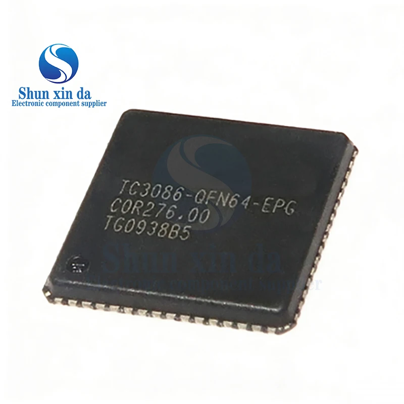 

2PCS TC3086-QFN64-EPG TC3086 QFN-64 In Stock Chipset