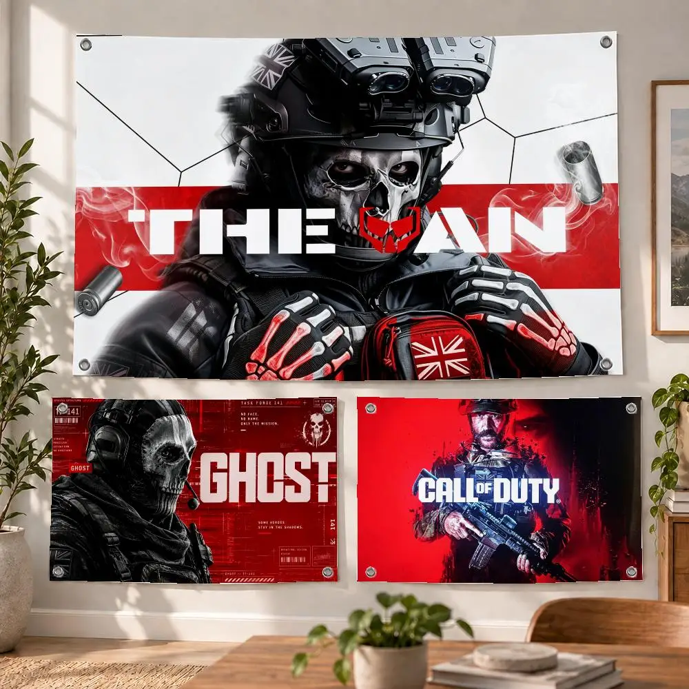 Game Shooter Call of Duty Flags Decorative Flag Banner Indoor Bedroom Dorm Gaming Room Wall Party Club Decor Fan Gift