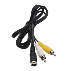 1.5M 3-pinowy kabel kompozytowy do gier audio-wideo AV Stereo do Sega Genesis 2 A/V RCA Przewód połączeniowy do SEGA Genesis II / MD
