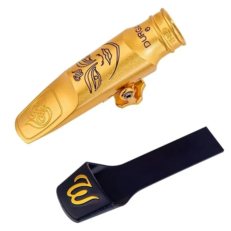 New Tenor Soprano Alto Saxophone Metal Mouthpiece Gold Lacquer Mouthpiece Sax Mouth Pieces