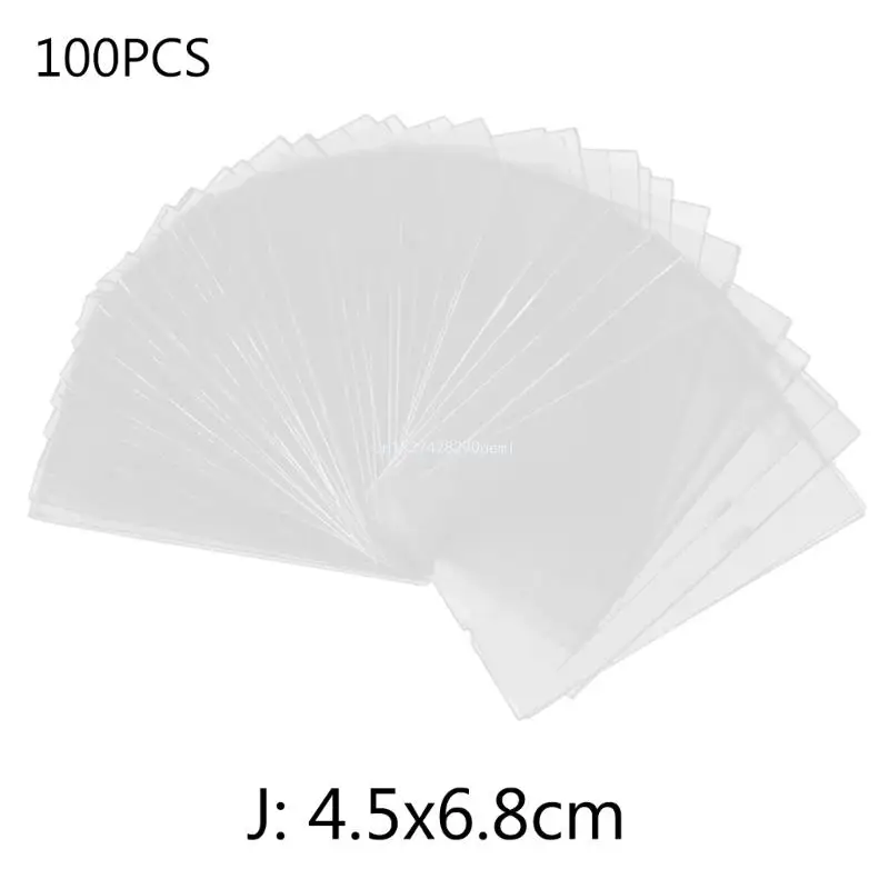 100Pcs Top Loader Cards Collection Holders Tarot Card PP Trading Card Sleeves