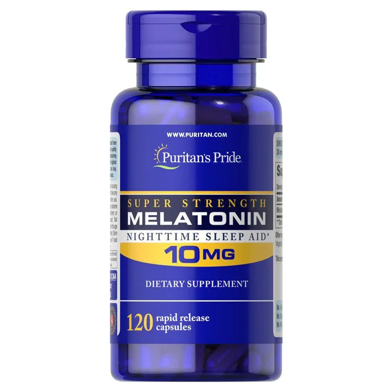 120 Capsules 10mg Melatonin - Ideal for Occasional Insomnia
