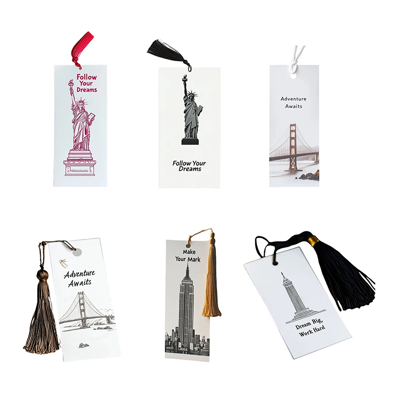 

1Pc Graduation Gift Bookmark Vertical And Smooth Small Hanging Tassel 13CM Bookmark