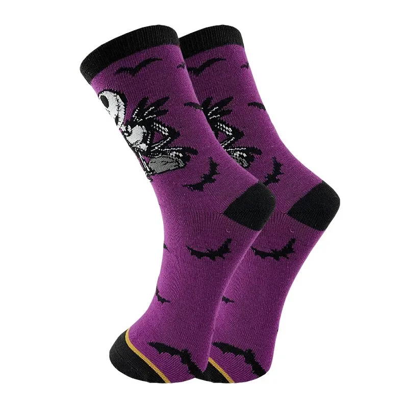 The Nightmare Before Christmas Jack Skellington Sally Cosplay Sock Adult Unisex Costume Accessories Halloween Movies Props