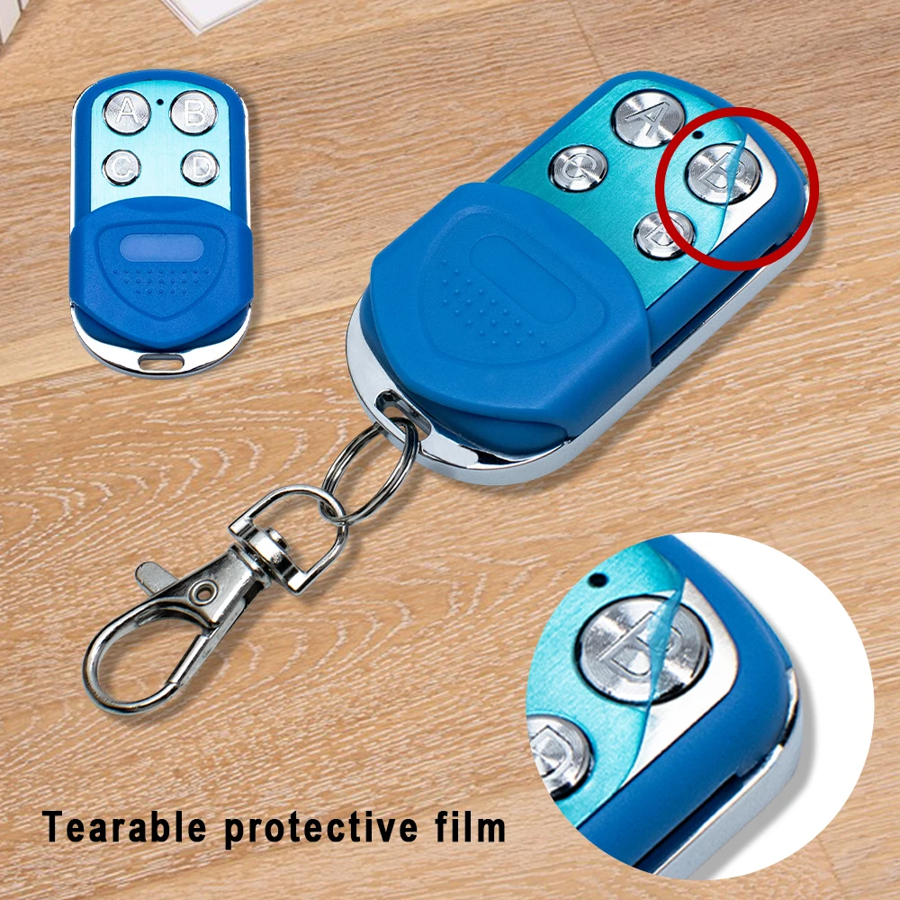 1/3/5/10/20pcs Télécommande de porte de garage pour 280-868MHz fixe / roulant / apprentissage Code émetteur portable Commande d’ouvre-porte