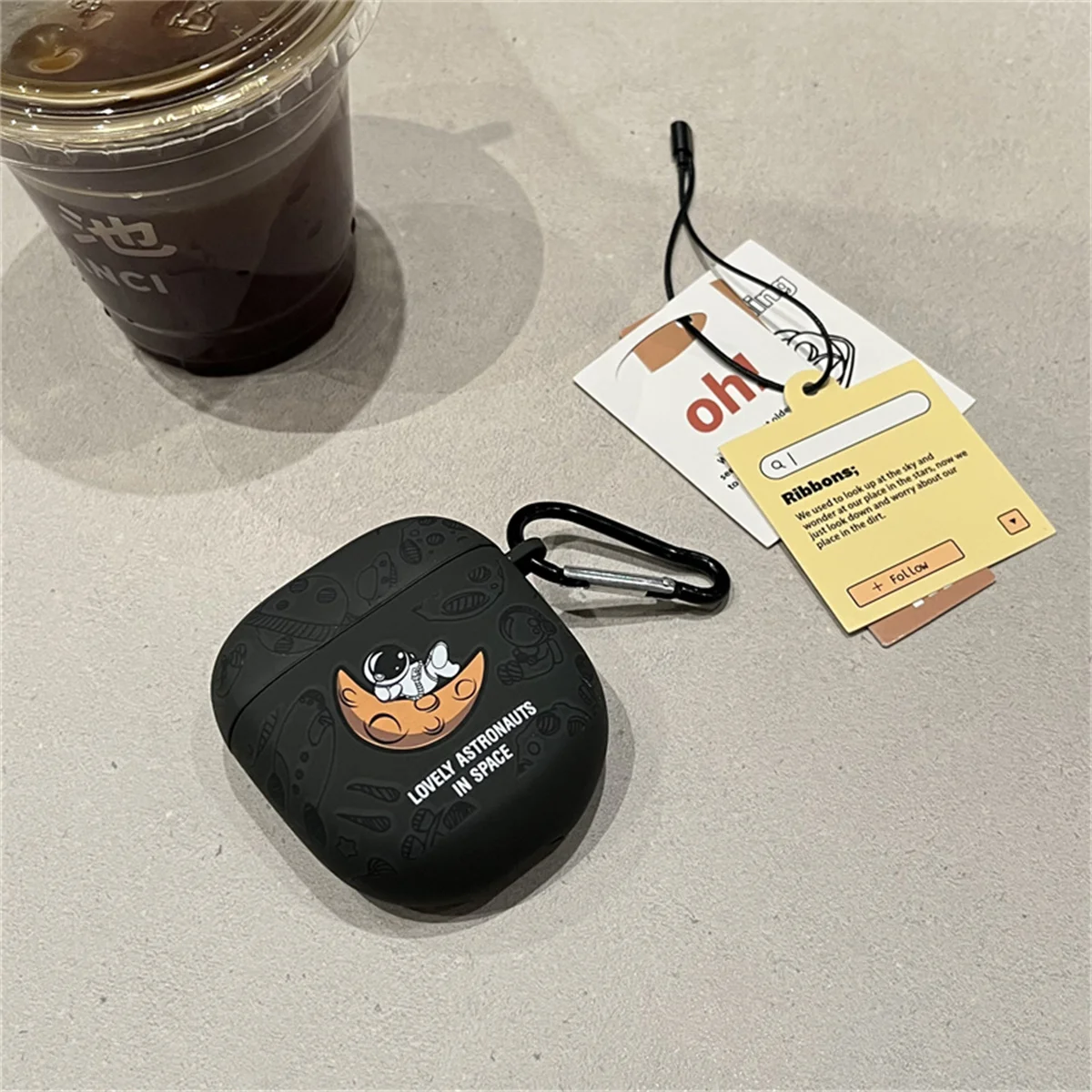 BOSE QuietComfort Earbuds II (2022) & BOSE QuietComfort พิเศษ (2023) ฝาครอบพร้อมตะขอหูฟังนักบินอวกาศน่ารัก