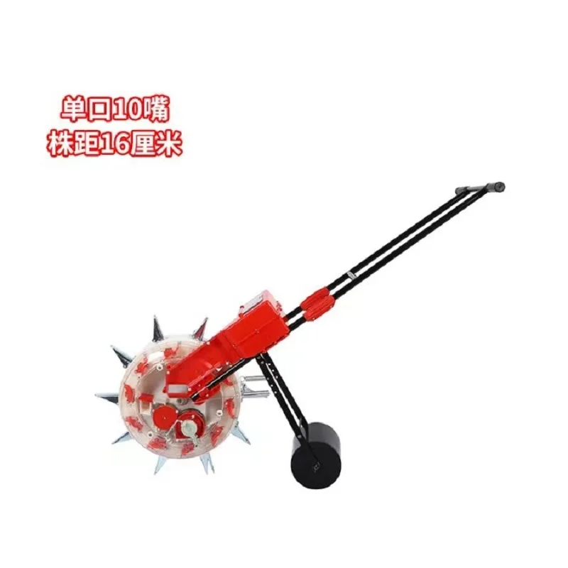 Hand Push Corn Bean Planter Manual Rice Seeder Peanut Planter Drum Seeder Small Multifunction Hand Sowing Machine