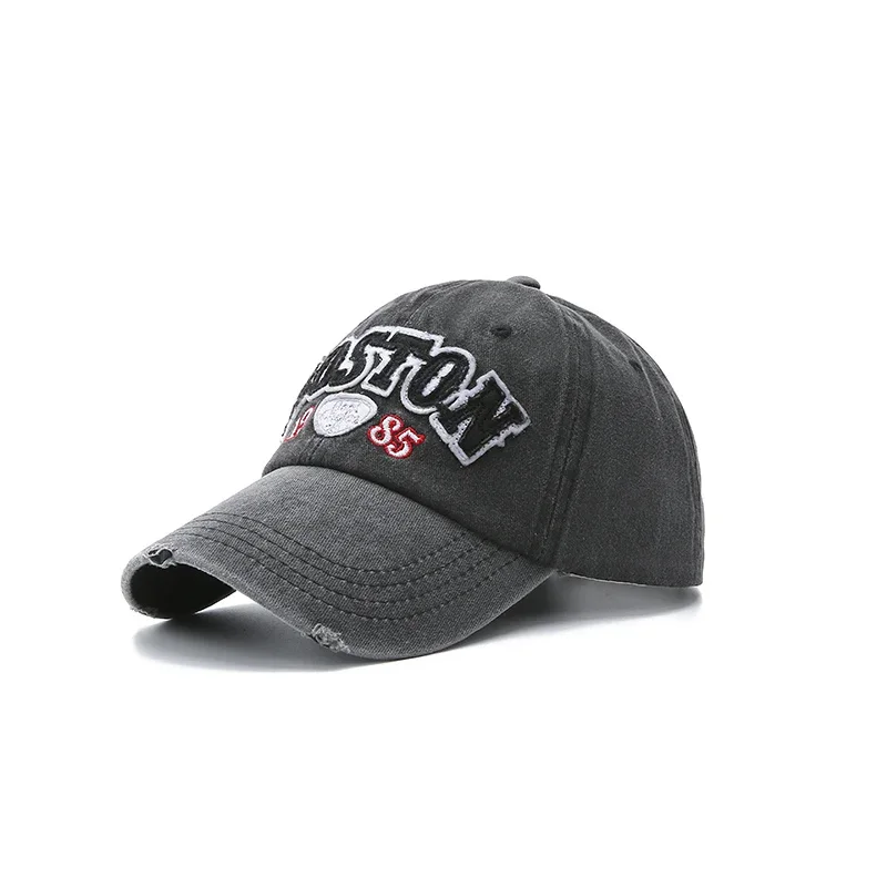 

Vintage Letter Embroidered Dad Hat Breathable Adjustable Snapback Cap with UPF Protection for Outdoor Unisex Fashion