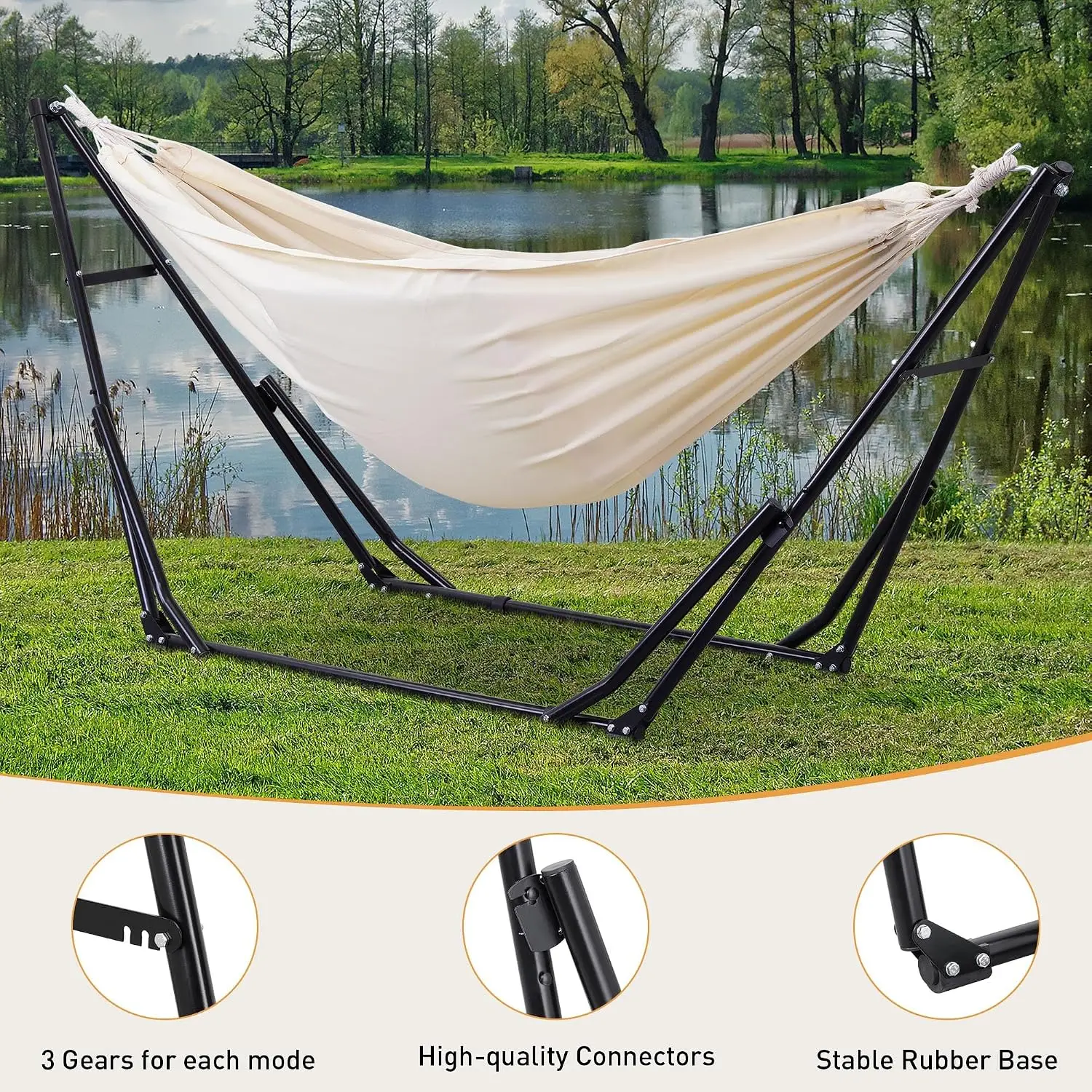 Hamac avec support pliable, ha - Camping Hammock avis et prix