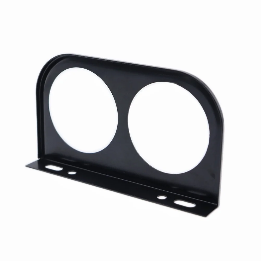 52MM Instrument Mount for Vehicle Dashboard with Iron Housing and Options for Single Double or Triple Hole Setup