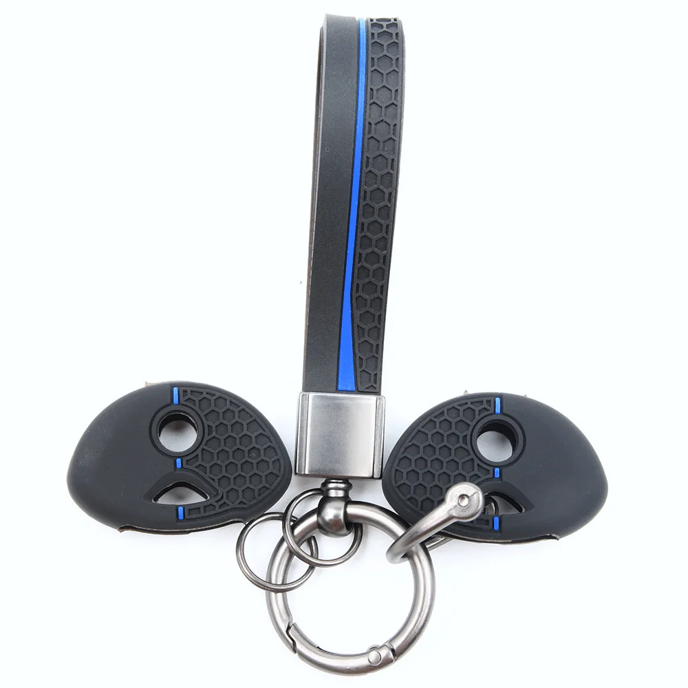 For BMW K1200R R1200RT K1300R S1000RR F650GS F800GS F800ST Protective Silicone Remote Key Case Compact Wristlet