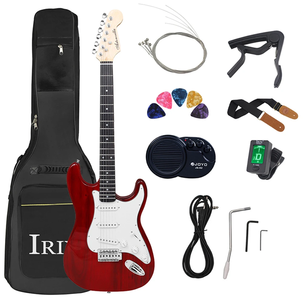 

Astonvilla 39 Inch Electric Guitar Kit 6 String 21 Frets Maple Body Electric Guitarra With Bag Amp Guitar Parts & Accessories