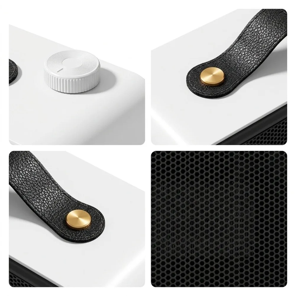 Compact Electric Heater for Home and Travel Use Quick Heating Quiet Operation 28x10x10cm Portable Space Heater