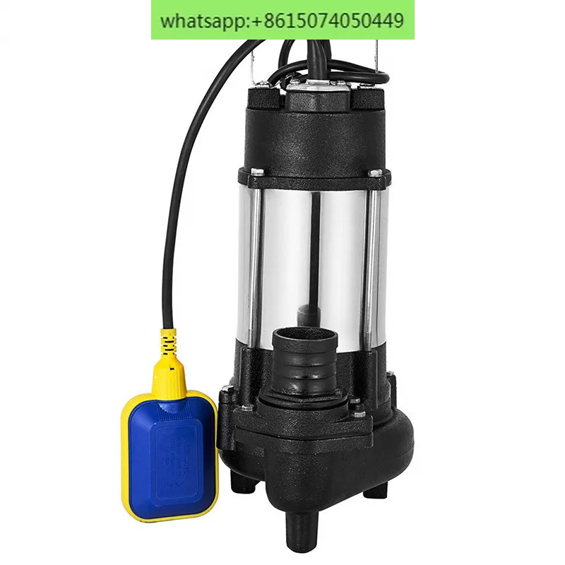 VD automatic stainless steel cutting pump sewage treatment pump non-clogging sewage pump 110V-120V household irrigation