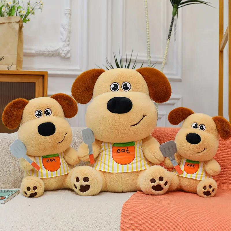 

Плюшевая игрушка для собаки шеф-повара, стиль Майяра, мягкое животное со шляпой, наряд, новая милая кукла, подарок для детей, подарок на день рождения