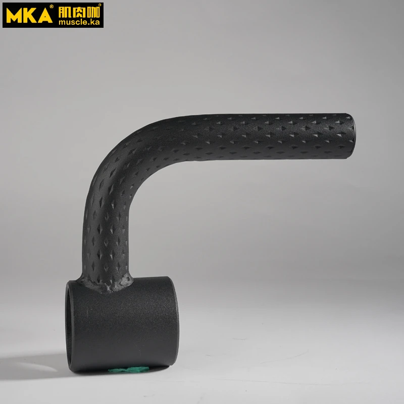 MKA L Bar Barbell Handle Accessories Easy to Use Fitness Single Arm Handle for Workouts Split Squats Rotations Home