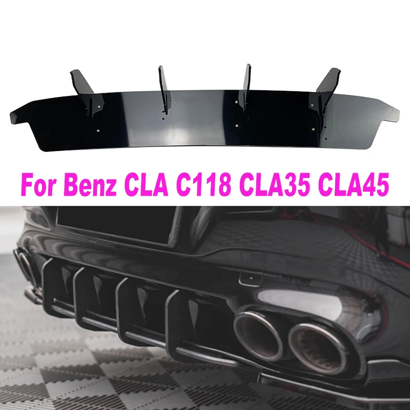 Applicable to Mercedes Benz CLA C118 CLA35 CLA45 AMG tail lip wind blade rear lip blade spoiler modification