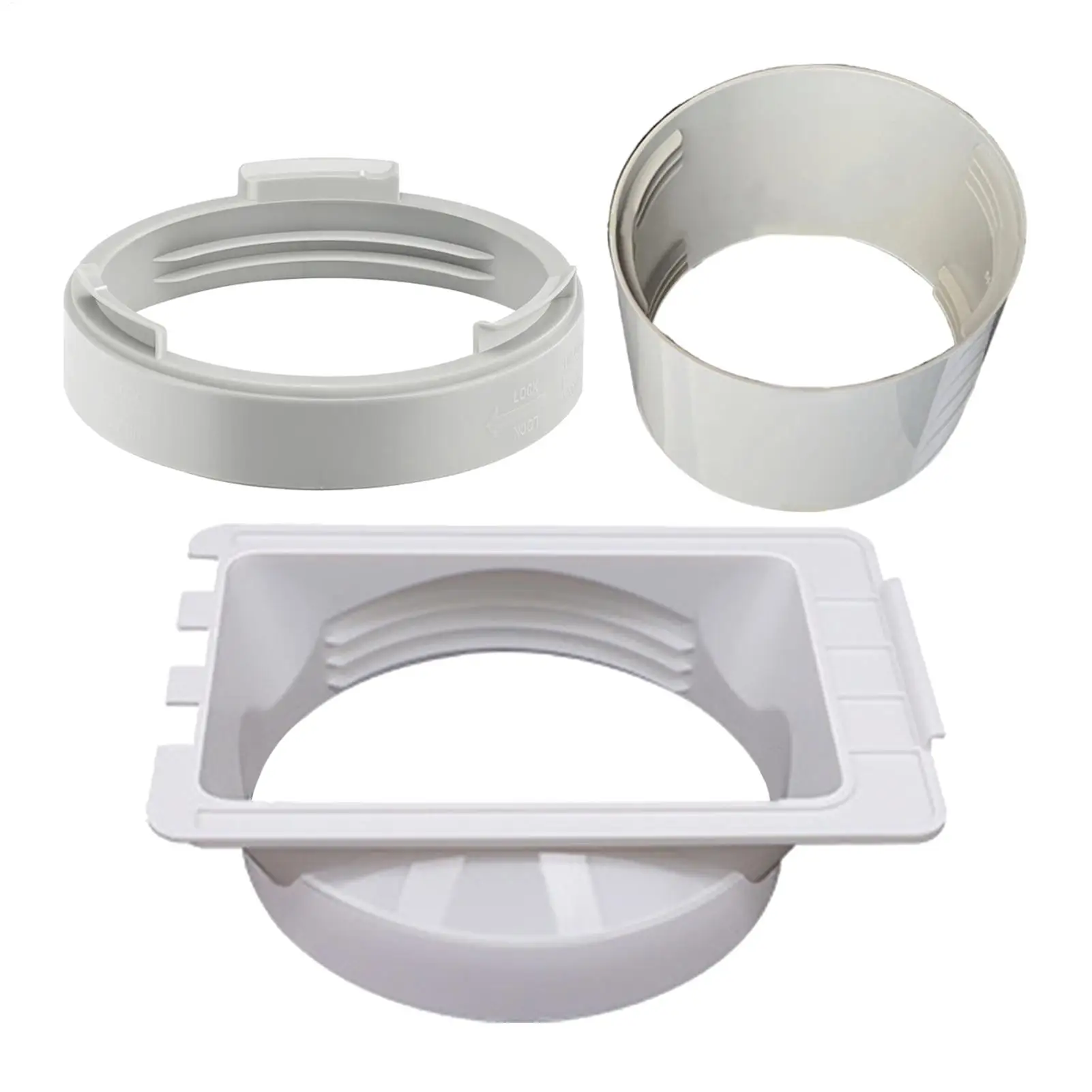 5.9 Inch AC Exhaust Hose Coupler Portable Air conditioning unit ventilation pipe connector No air leakage for Home Bedroom