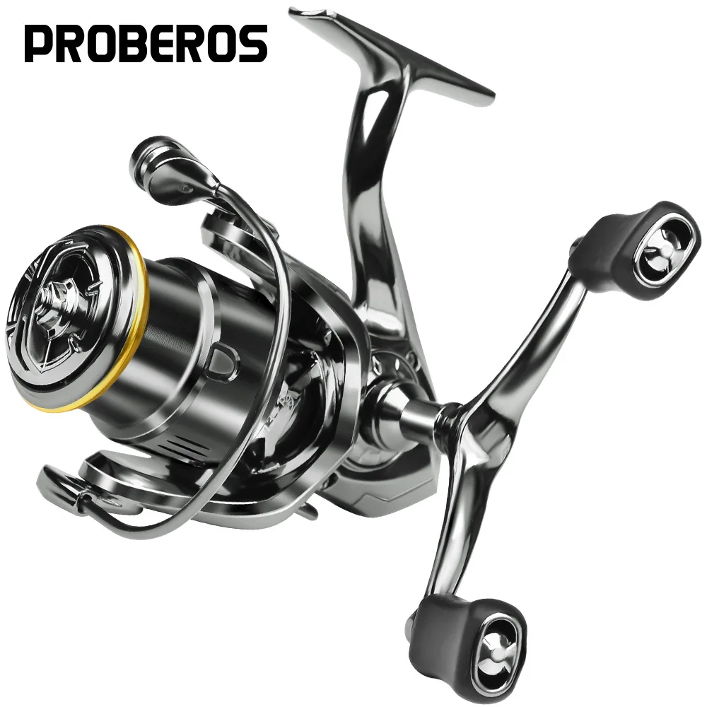 

All-metal Fishing Wheel Shallow Wire Cup Double Rocker Spinning Wheel Luya Long-distance Fishing Line Wheel