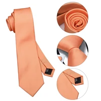 Solid Tie 7.5cm Necktie For Men Fashion Wedding Ties Slim Blue Gray Classic Neckties Men Business Jacquard Woven Classic Gravats 3