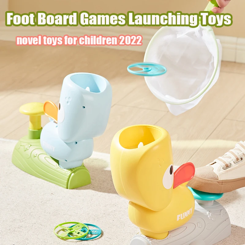 

Novel Toys for children 2022 Dog Board Games Flying Saucer Foot Step Launching Christmas Gift Montessori Educational kids Toys