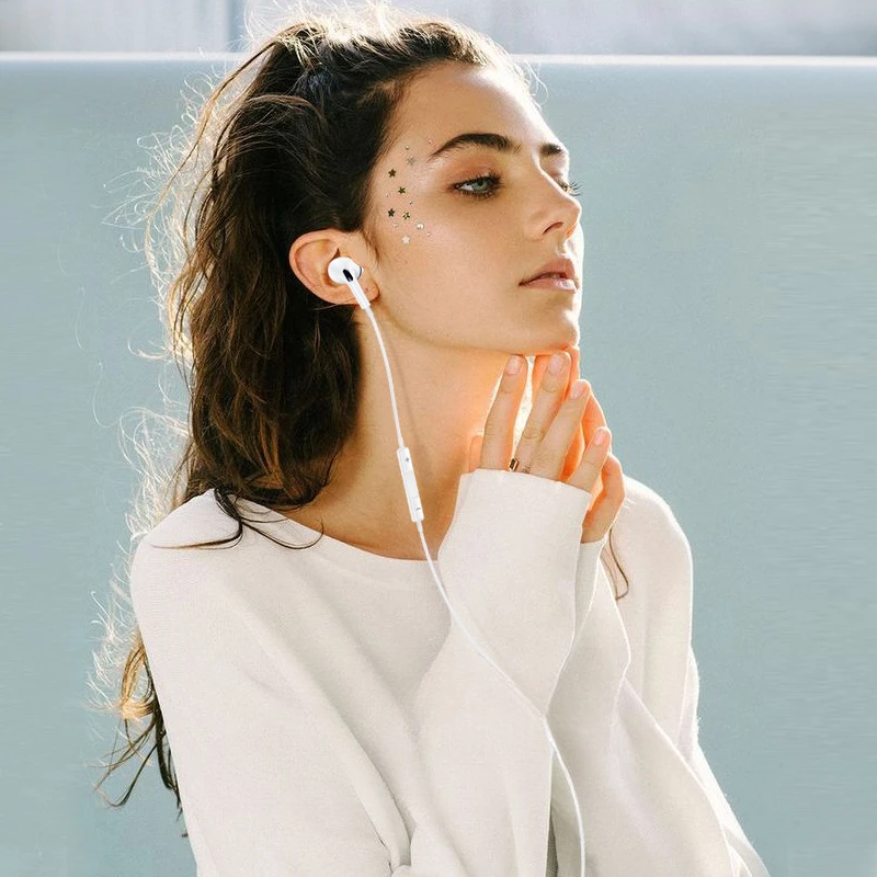 USB Type C Earphones Sports Stereo Earbuds With Wired Control Microphone Headphone for Huawei Xiaomi Smartphone image 5