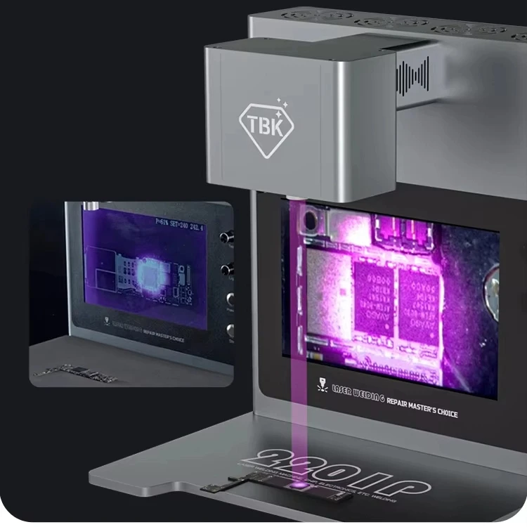 TBK 2203 Интеллектуальный лазерный сварочный аппарат 45 Вт Инфракрасная термолазерная паяльная станция BGA с постоянной температурой