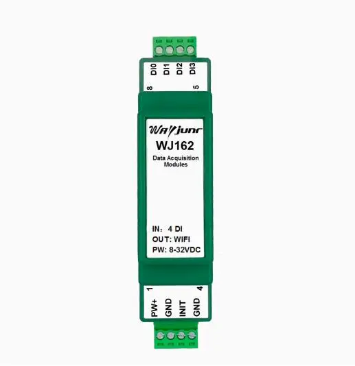 4-way DI Switch Detection Counter MQTT Protocol Web Page Online Display WiFi Module WJ162