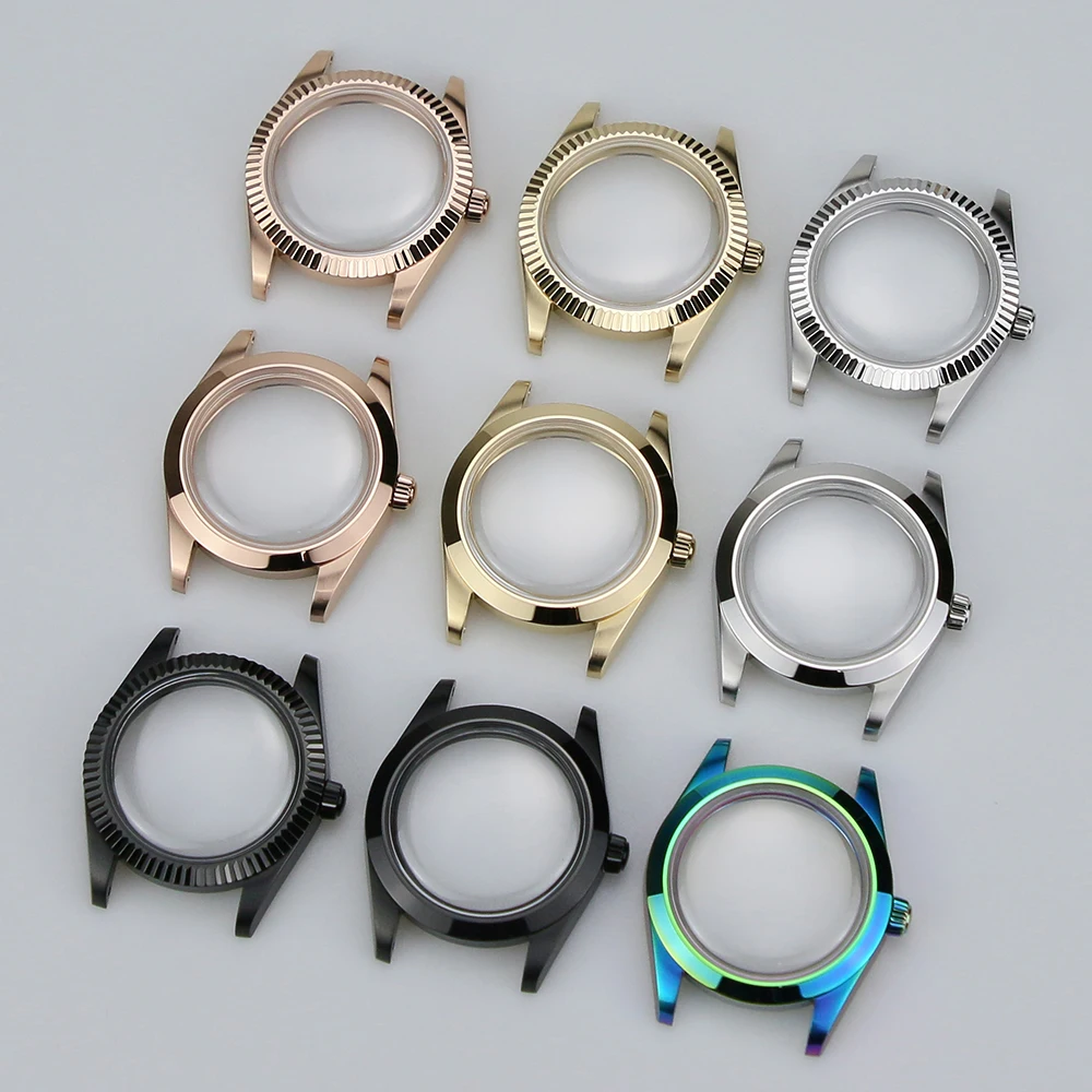 38mm Stainless Steel Watch Case for NH34 NH35 NH36