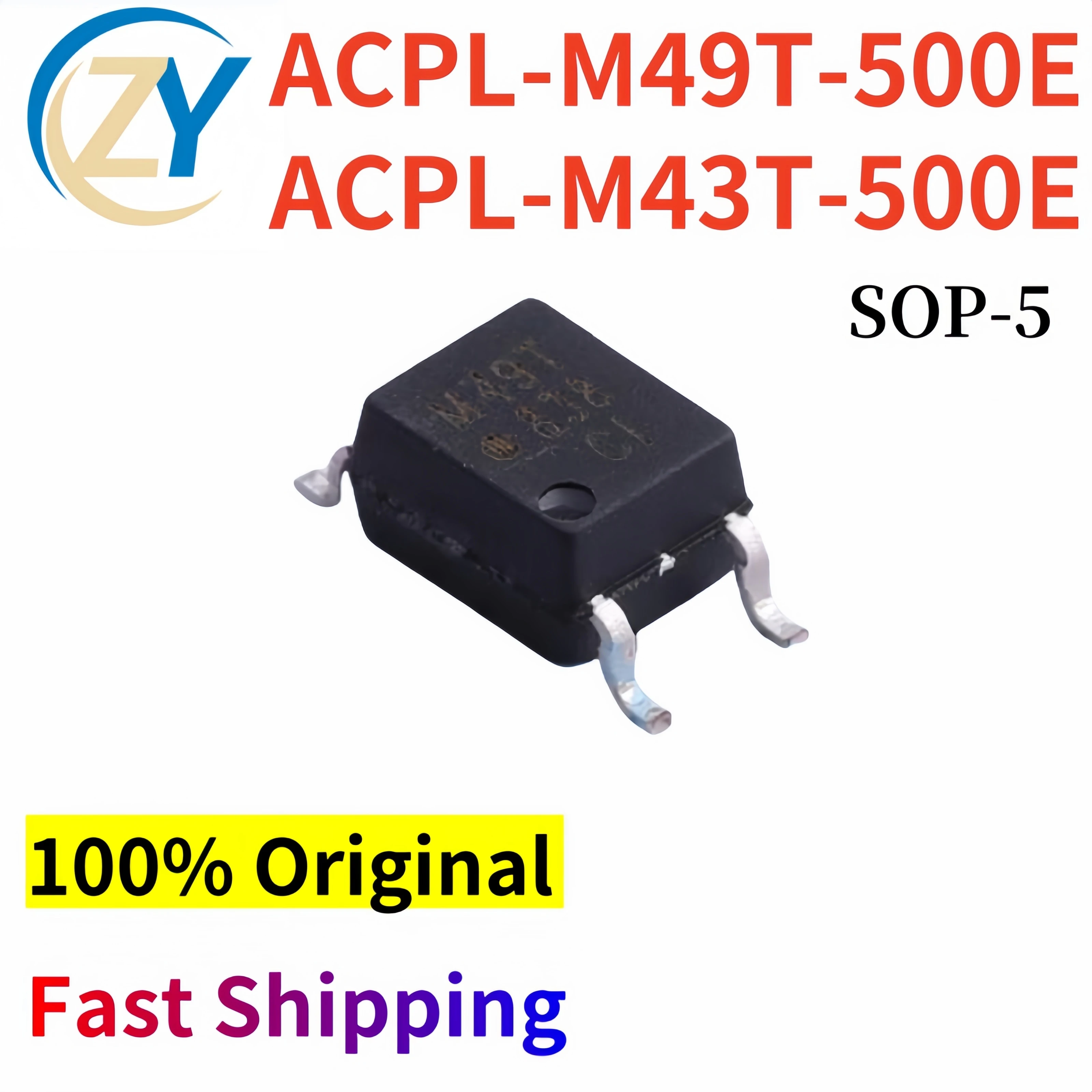 

(2pcs) ACPL-M49T-500E Optocouplers ACPL-M43T-500E SOIC-5 High Speed 100% Original & In Stock