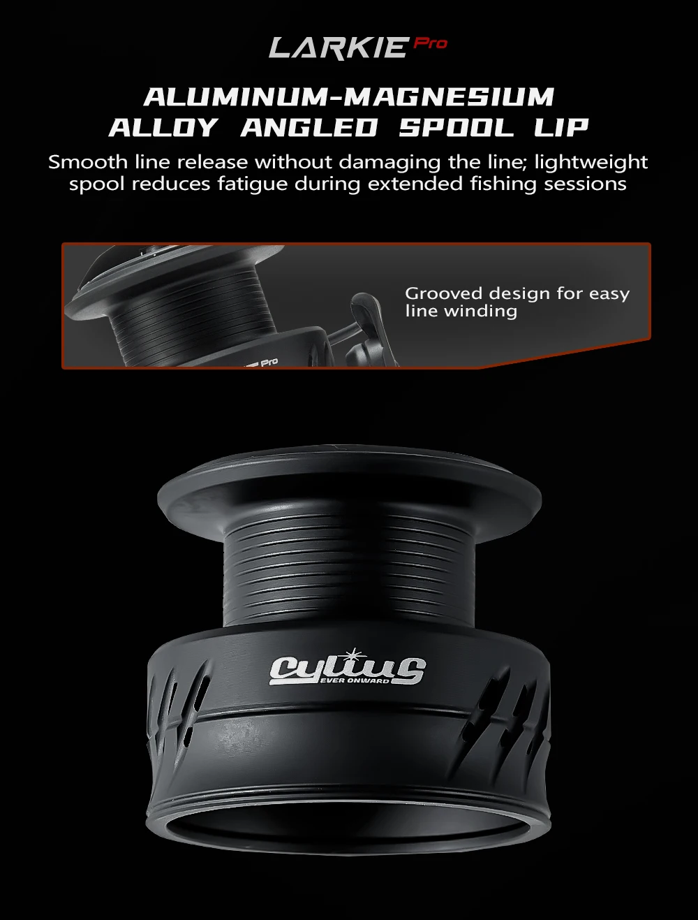 Soloking LARKIE Pro 153g Carbon-Spinnrollen 10kg Max. Bremskraft 10+1 geschirmte Kugellager 5.2:1/6.2:1 Übersetzungsverhältnis Salzwasser-Spinnrollen – Detail 9