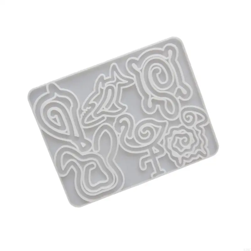 

R3MC Тема животных скрепки из закладки закладка Силиконовая плесень для творческих ремесе