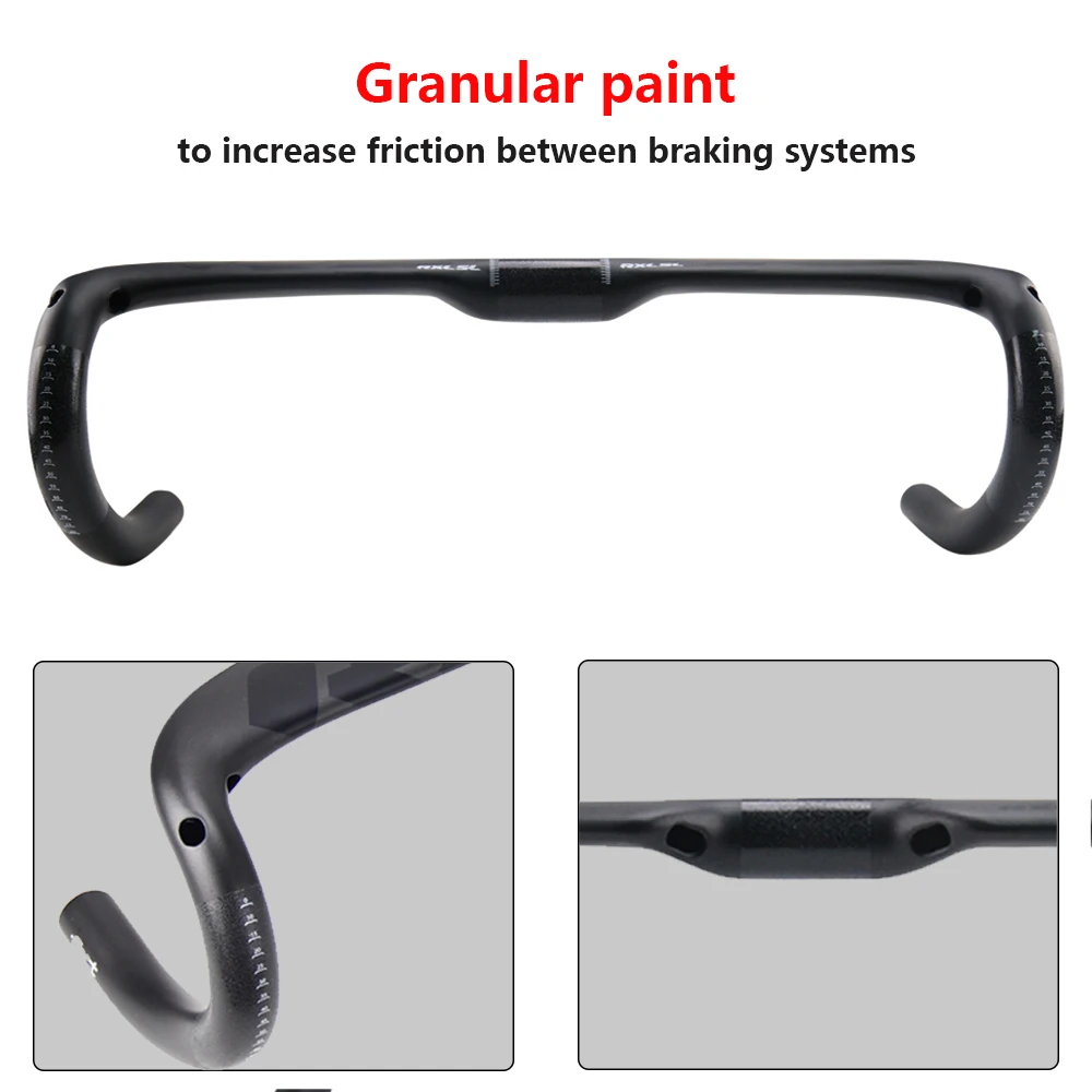 RXL SL Bike Carbon Road Handlebar 400/420/440mm UD Matt Internal Routing Road Bicycle Handle Bar Bicycle Parts Carbon Drop Bar