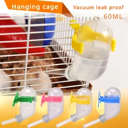 new tepy Convenient Hanging Water Bottle for Small Pets Drinking Squirrel Hamster Parrot Bird Guinea Pig Dispenser Pet Supplie