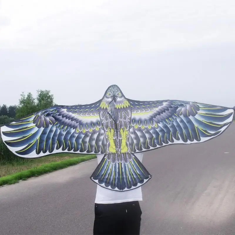 

[JN] 1 Piece Outdoor Fun Sports Bird Repelling Kite 1.2/1.55/1.6/1.65/1.8 Meters Easy To Fly Eagle Kite For Kids Or Adults