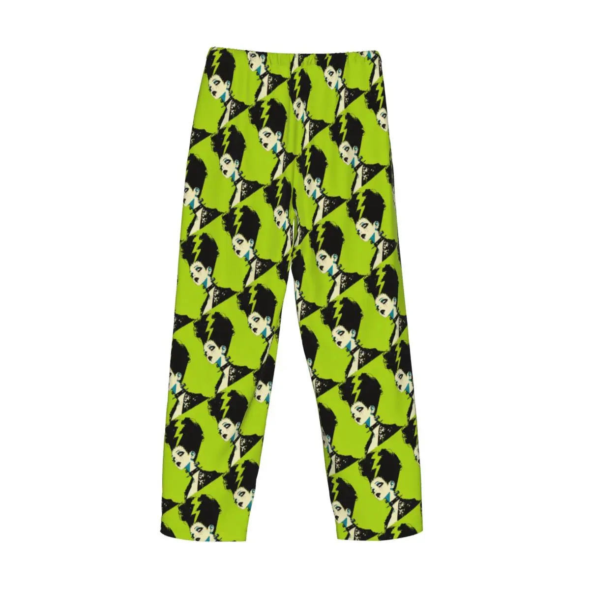 طباعة مخصصة سراويل بيجامة عروس فرانكنشتاين للرجال ملابس نوم لفيلم رعب مع جيوب