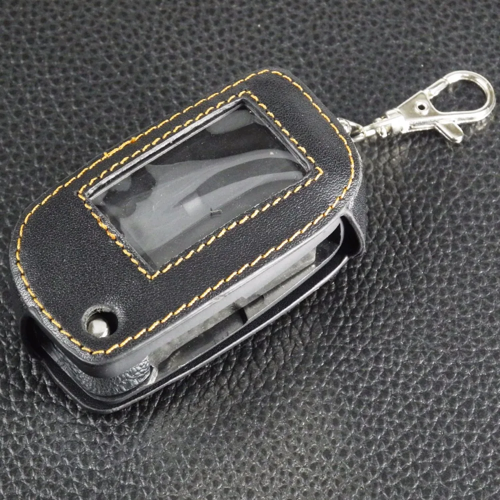 Jingyuqin Folding Flip Remote Leather Car Key Cover For Starline A91 A61 B9 B6 New Arrival Fob Case 3 Buttons Protection