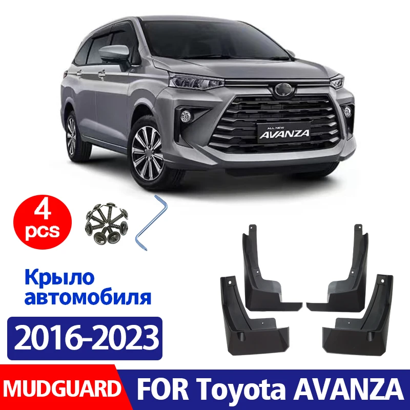 

FOR Toyota Avanza 2016 2017 2018 2019 2020 2021 2022 2023 Mud Flap Guards Splash Car Accessories Mudguard Fender Mudflaps