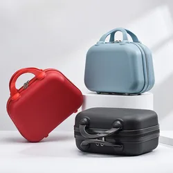 Women Luggage Suitcase Cosmetic Case Mini Portable Boarding Case Travel Business Bag Make Up Storage Box