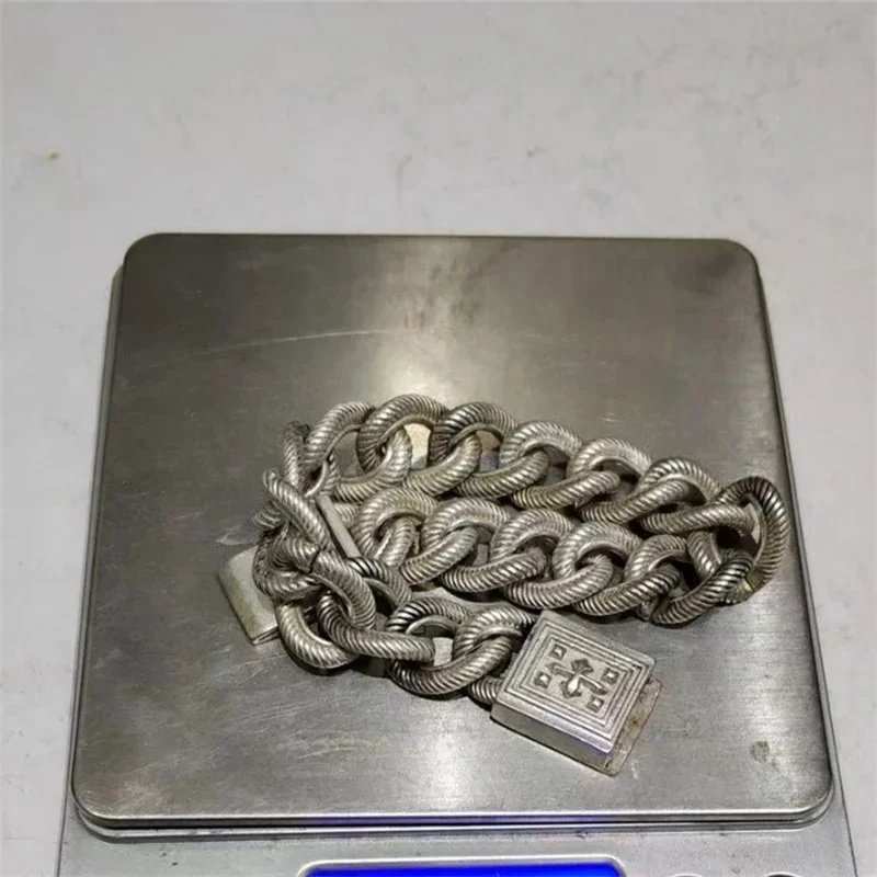 Mai Chuang/ Tibetan Silver Bracelet Fashionable Personalized Pendant Jewelry Exquisite Workmanship Men and Women Couples Gift