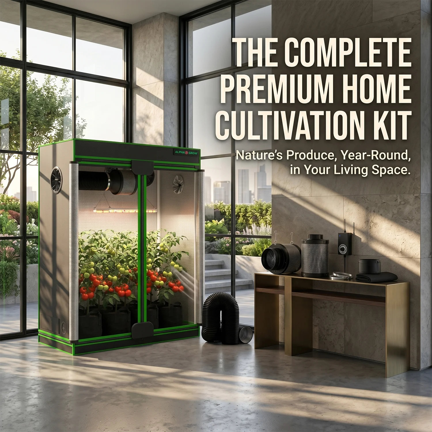 Grow Tent Complete Kit - Kit Lengkap Tenda Tanam Indoor 4x2