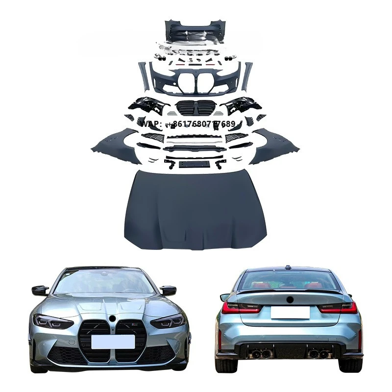 

Car Modification Upgrade M3 Body Kit Aluminum Alloy Hood Leaf Panel for 3 Series 2023 G20/G28 LCI