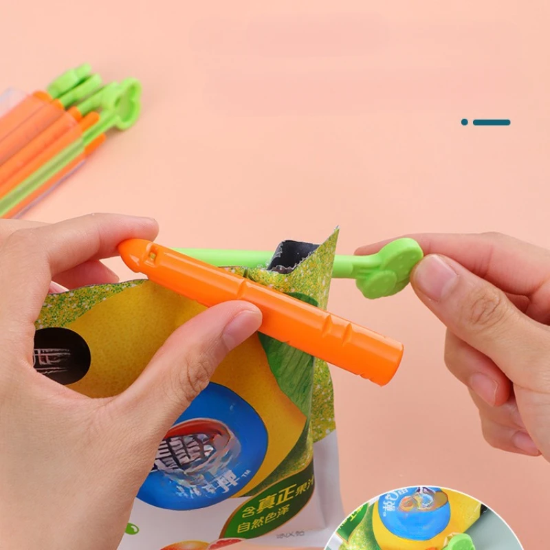 

Милый морковный зажим для еды, герметичный зажим для мешка для закусок, молочный порошок, влагостойкий герметичный зажим для хранения для кухни